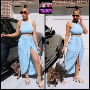 Maxi Dress Skirt Set Sexy  💕